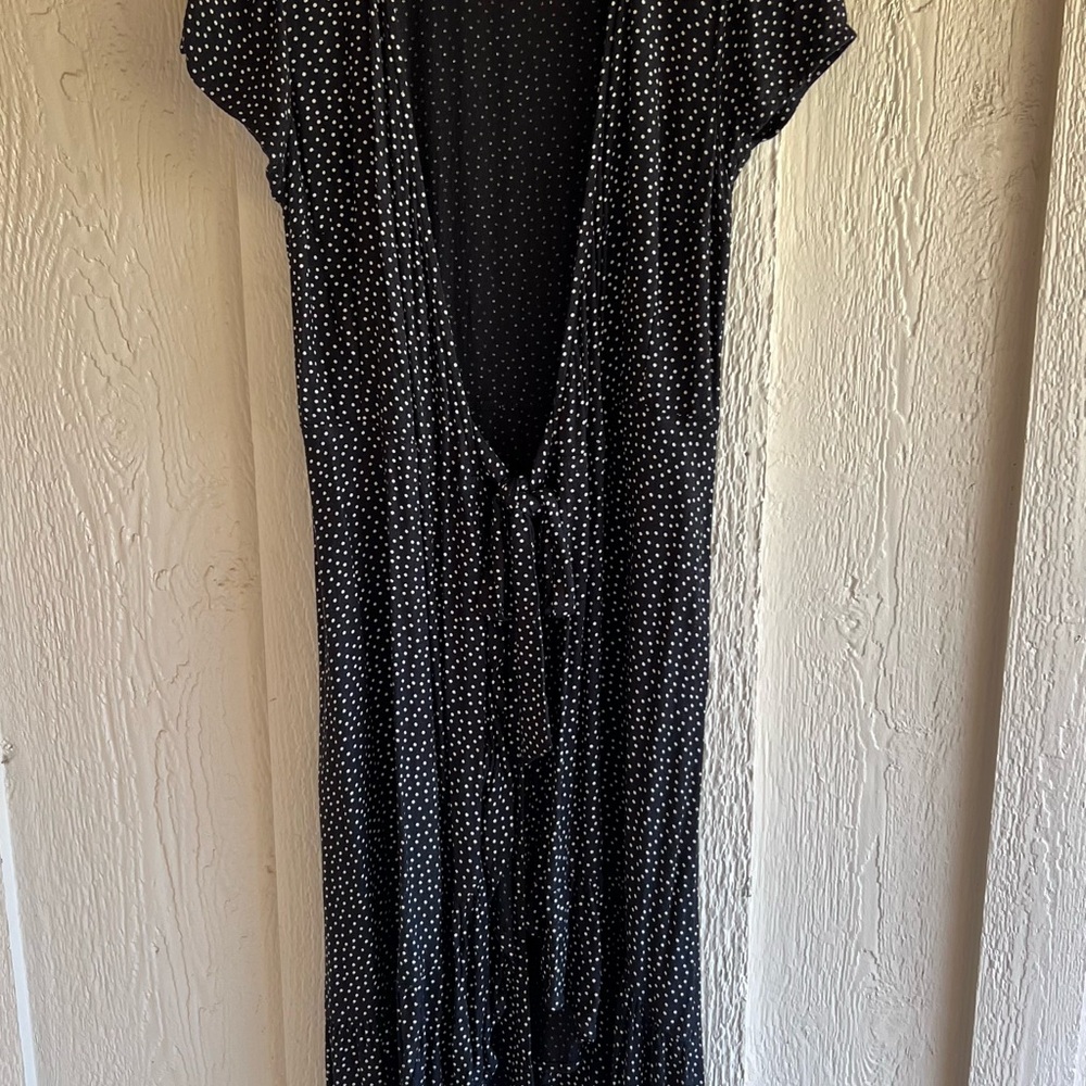 Abercrombie & Fitch Black Polka Dot Dress